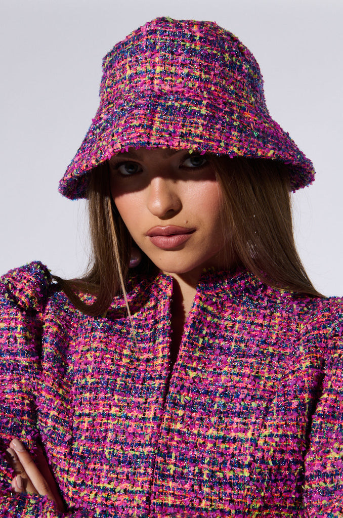 TWEED PRINCESS BUCKET HAT