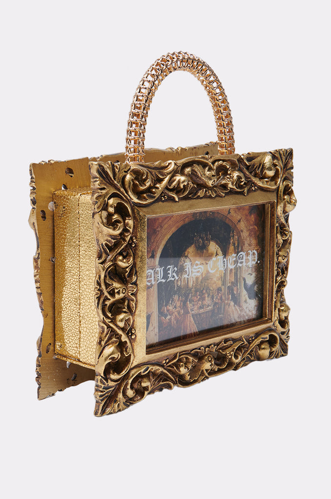 TALK IS CHEAP FRAME BAG
