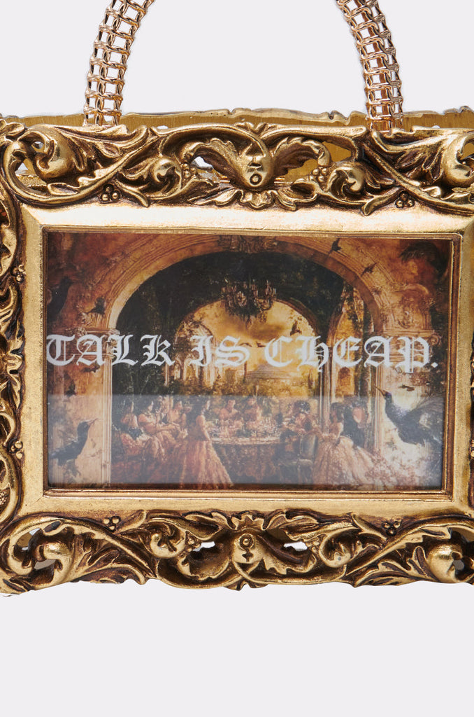 TALK IS CHEAP FRAME BAG