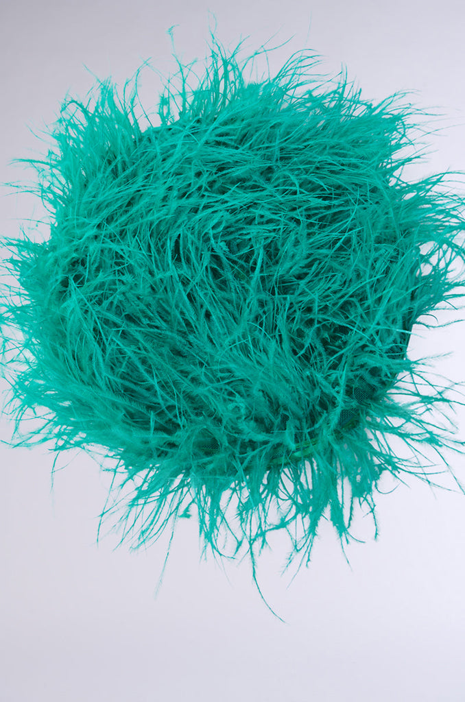 ULTIMATE VIBES OSTRICH FEATHER HAT