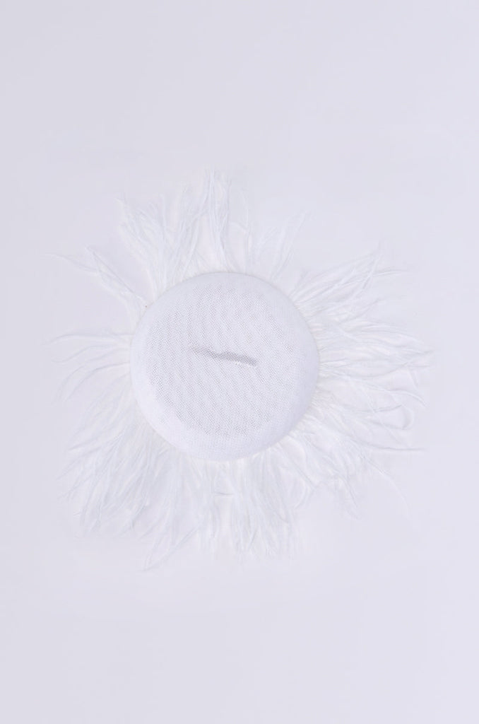 FEATHER FAN CLIP ON HAT