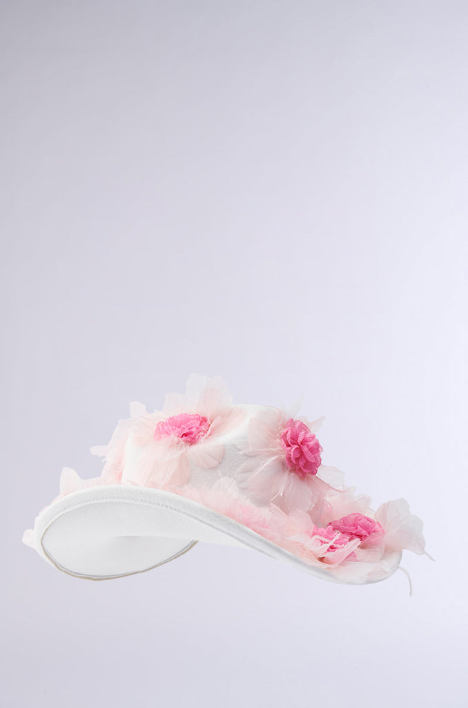 TO THE RACES FLOWER HAT