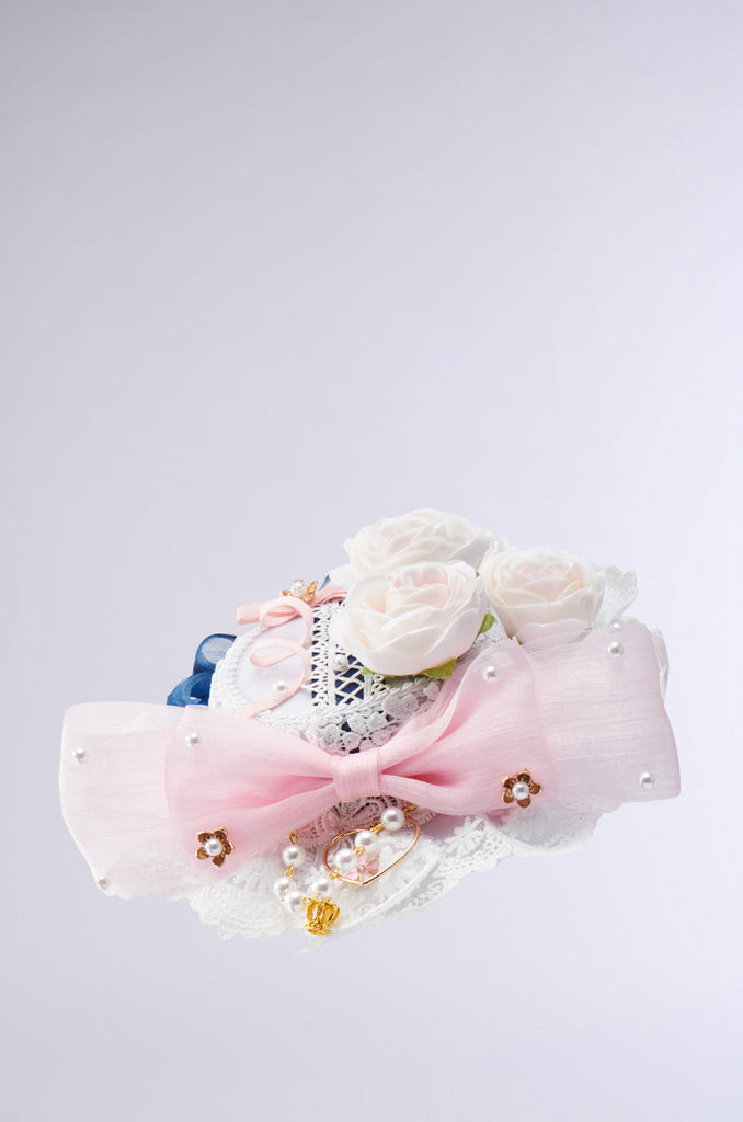 MARIE EMBELLISHED CLIP ON HAT