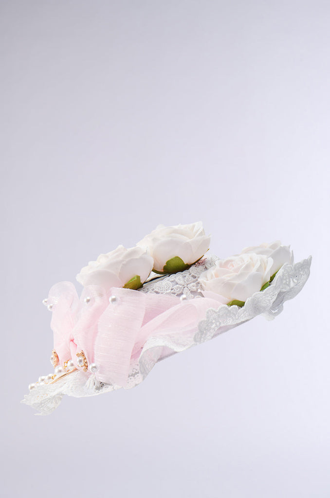 MARIE EMBELLISHED CLIP ON HAT