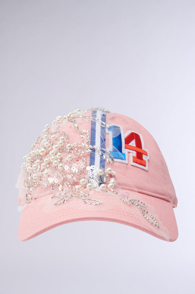 LUCKY 14 APPLIQUE HAT