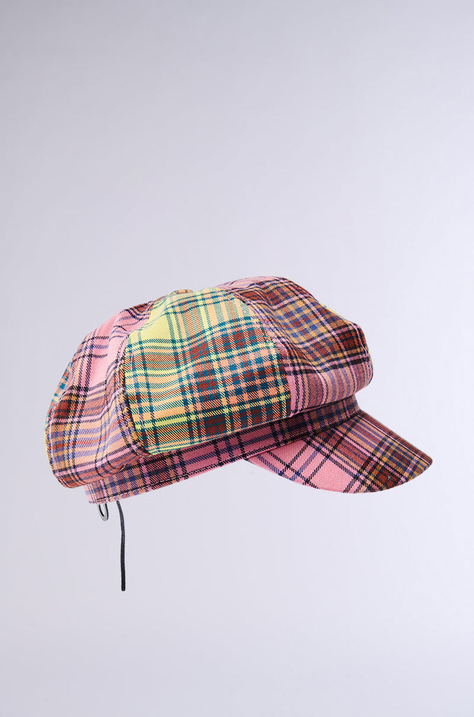 UR STYLE ICON PLAID BRIM HAT
