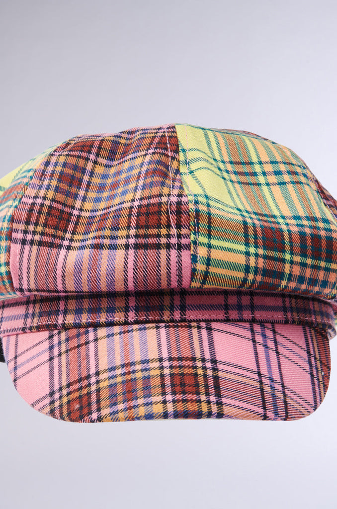 UR STYLE ICON PLAID BRIM HAT