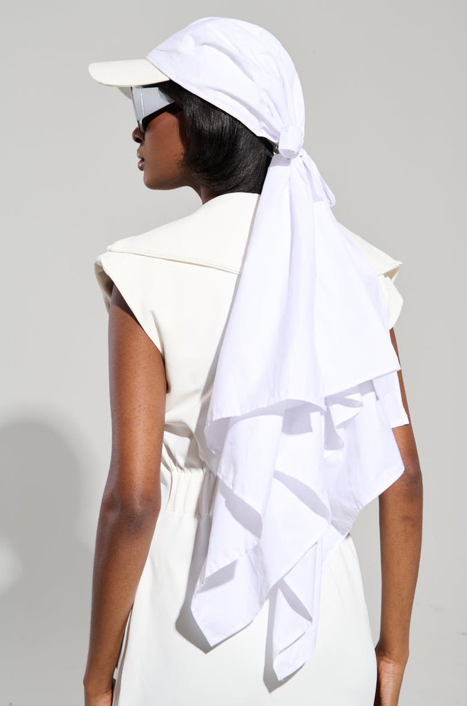 TIE IT ALL BACK PU HAT