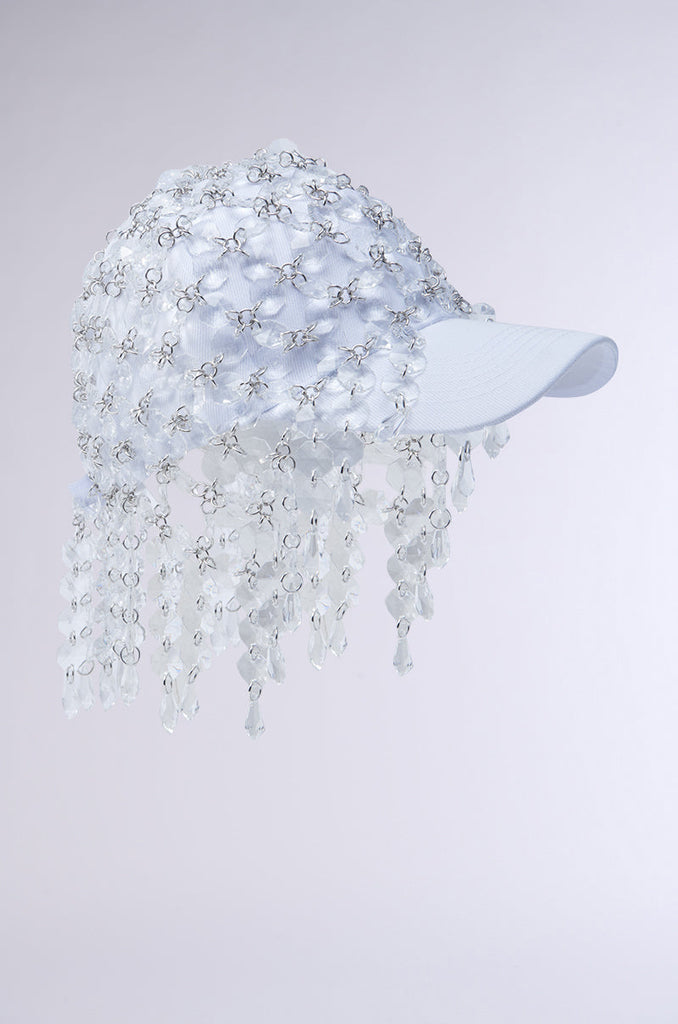 IN THE CLEAR BEADED HAT