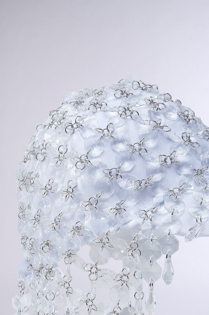 IN THE CLEAR BEADED HAT
