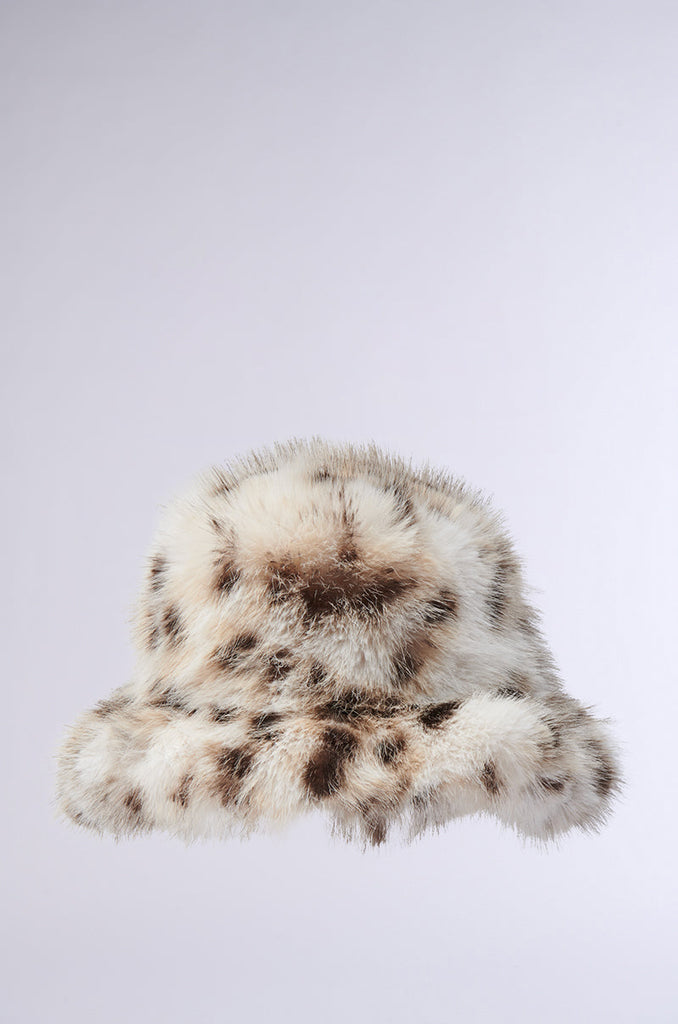 LEO BABE FAUX FUR BUCKET HAT