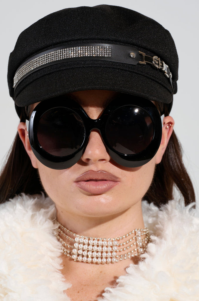 ITS GIVING BLING BAKER HAT