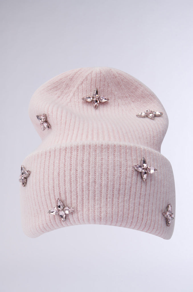 STAR POWER RHINESTONE BEANIE