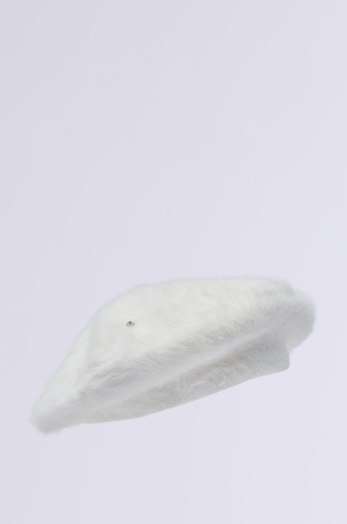 WHEN IN VERSAILLES BLING FUZZY BERET