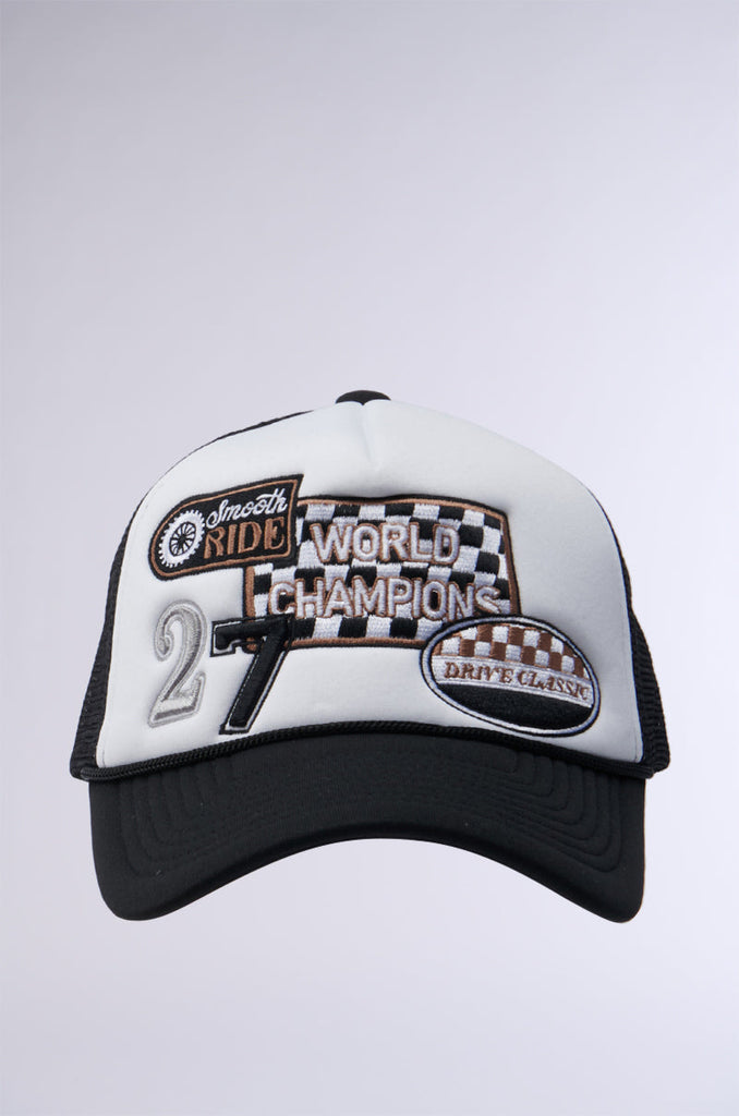 WORLD CHAMPS PATCH TRUCKER HAT