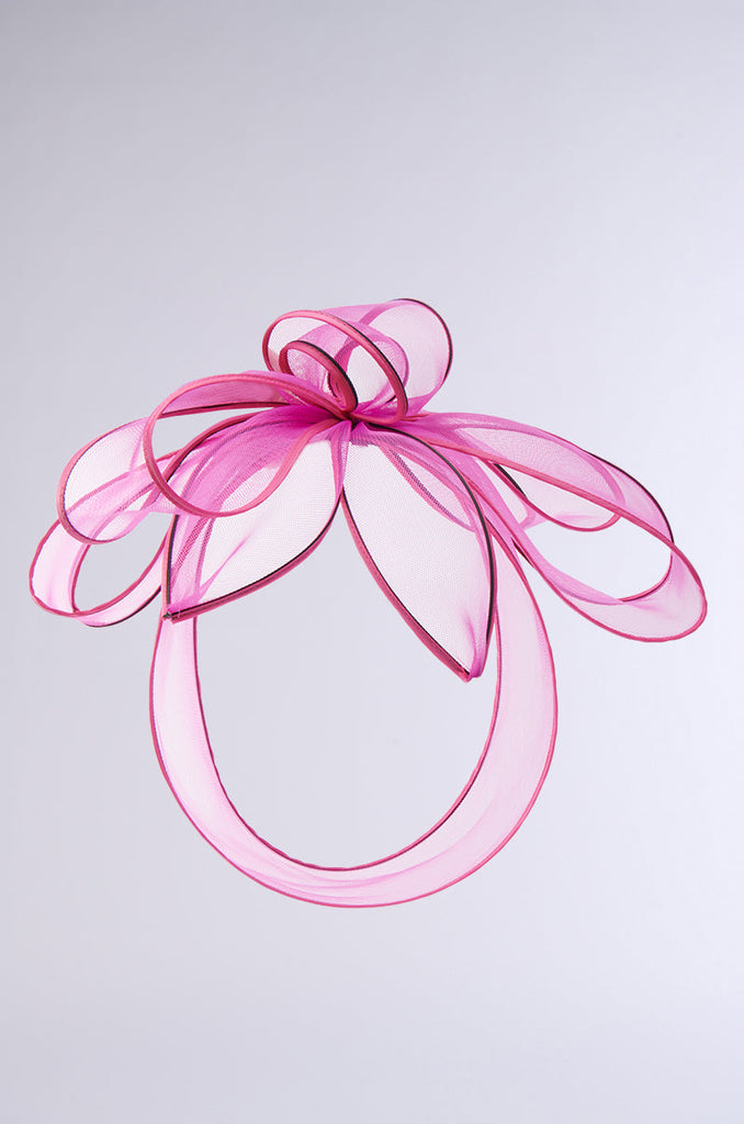 TO THE RACES FASCINATOR IN PINK