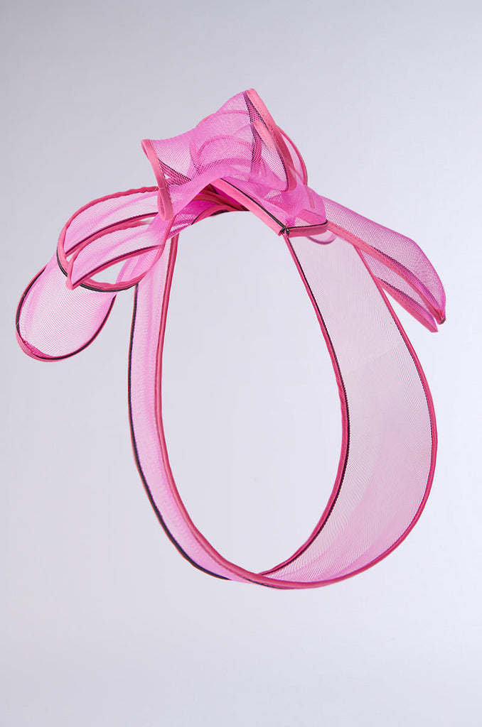 TO THE RACES FASCINATOR IN PINK