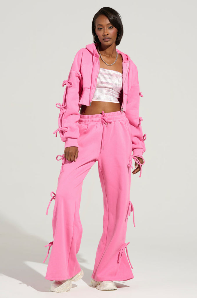 TIE ME UP SWEATSHIRT