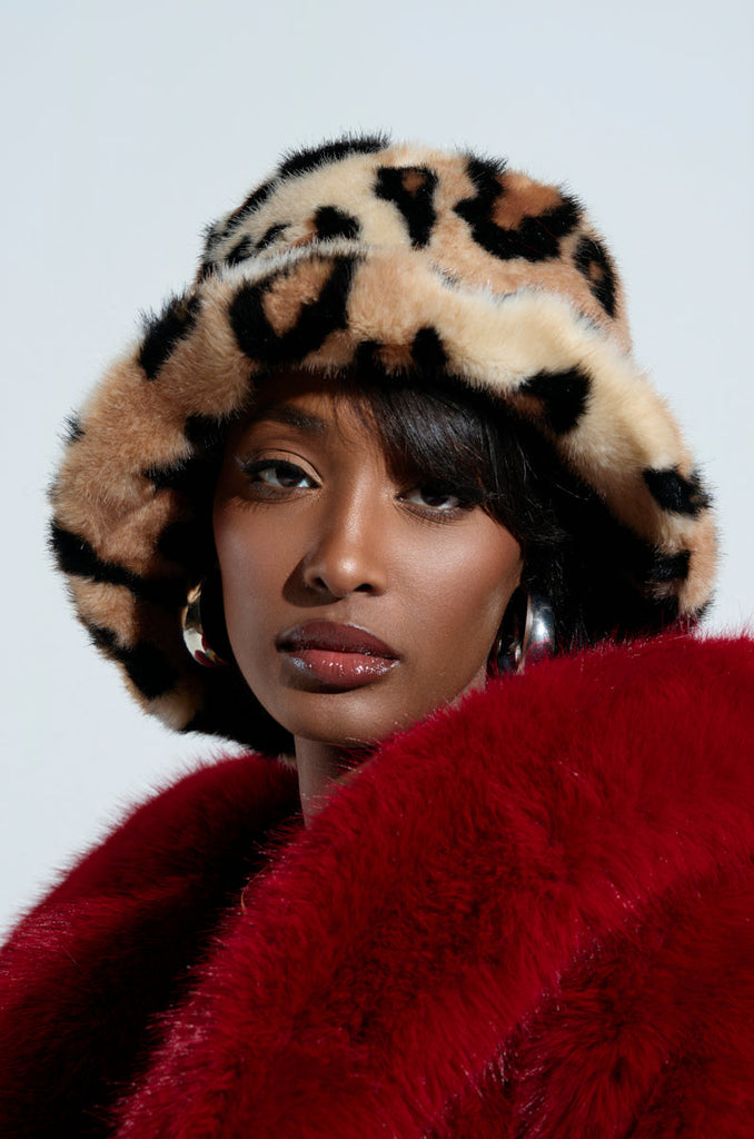 SISTA SISTA CHEETAH BUCKET HAT