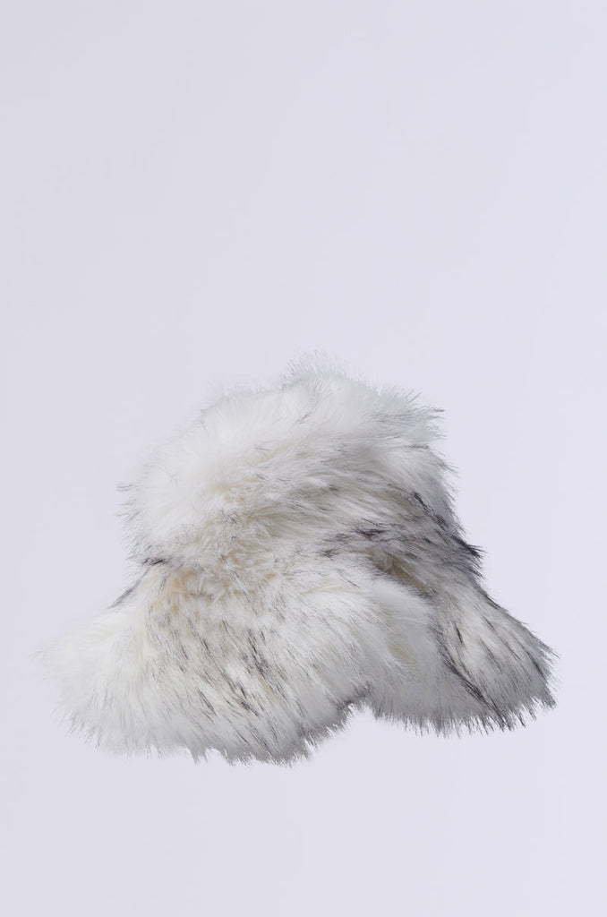 ICE QUEEN FAUX FUR BUCKET HAT