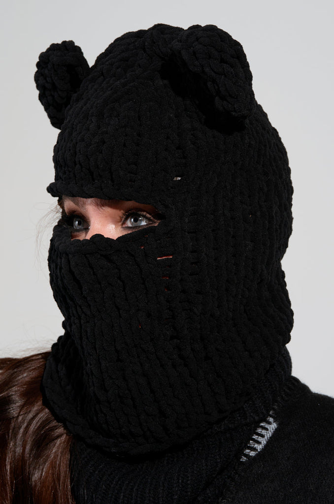 HEARD YOU CROCHET KNIT BALACLAVA
