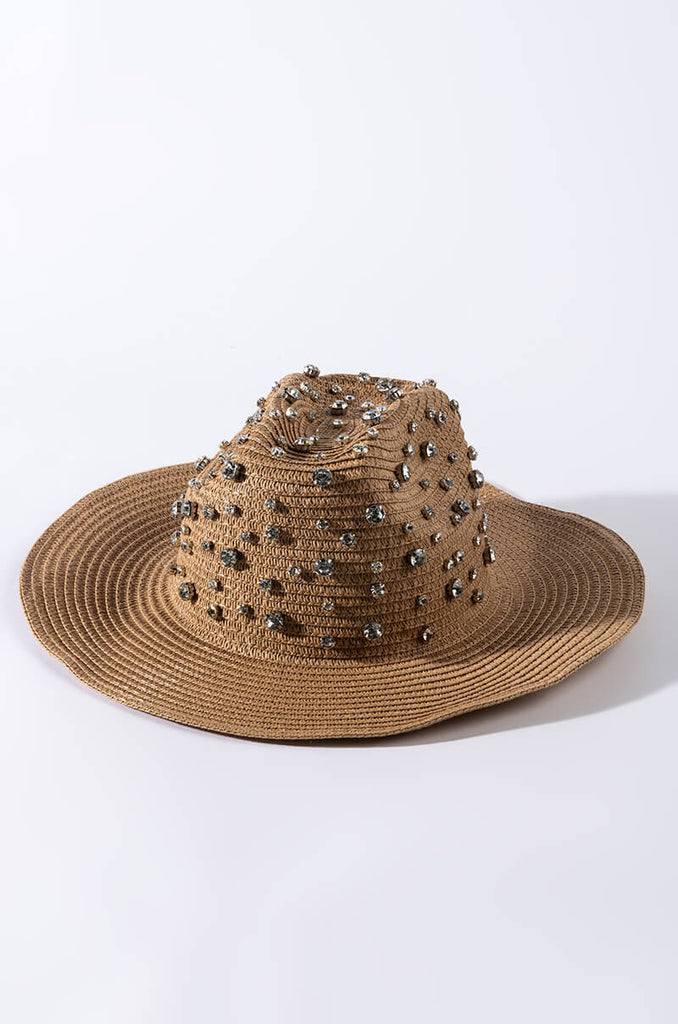 BOOT SCOOT RAFFIA GEM COWBOY HAT