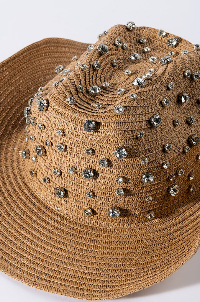 BOOT SCOOT RAFFIA GEM COWBOY HAT