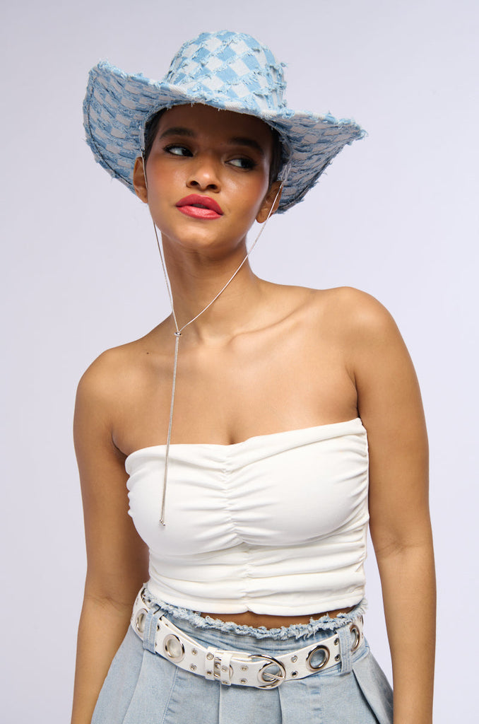 DENIM BABY COWBOY HAT