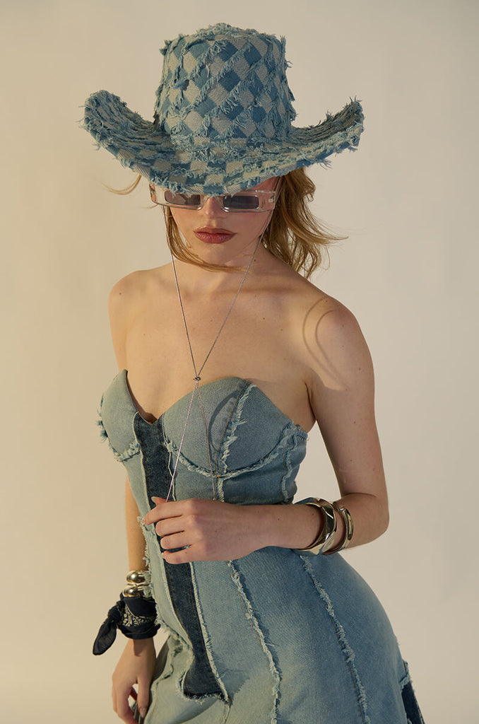 DENIM BABY COWBOY HAT