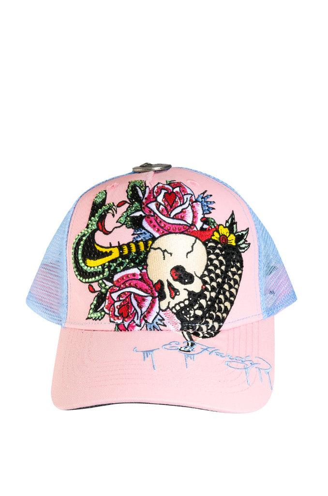 ED HARDY COBRA TRUCKER HAT