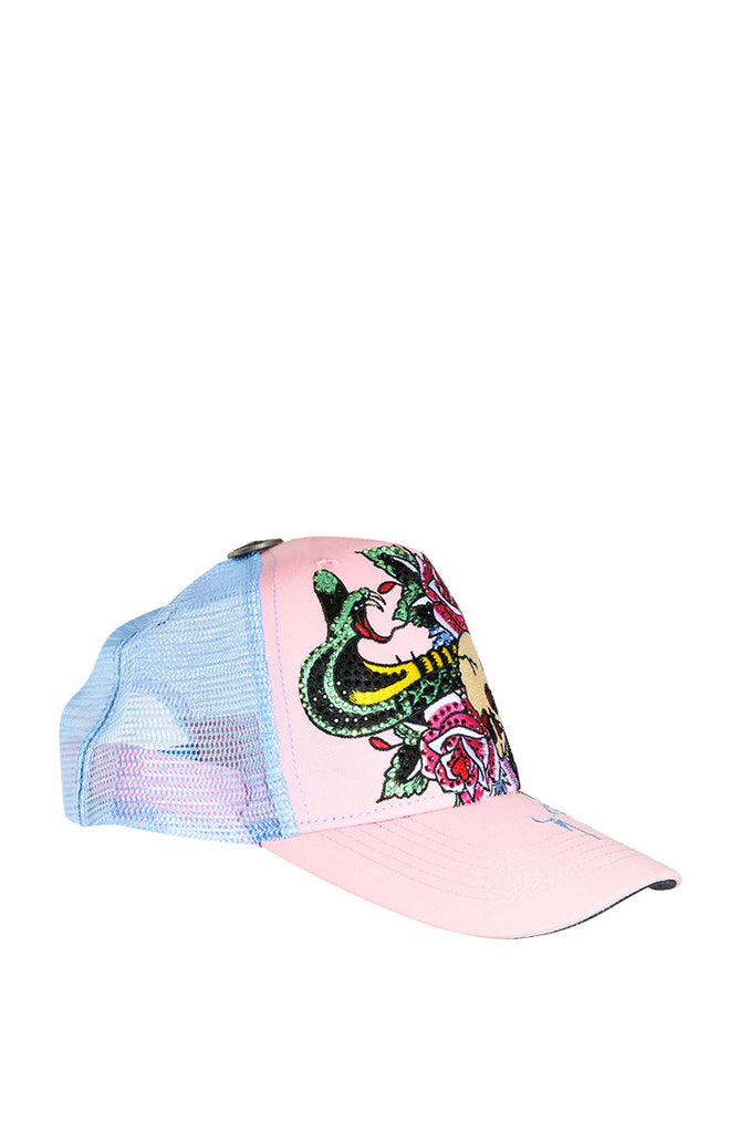 ED HARDY COBRA TRUCKER HAT