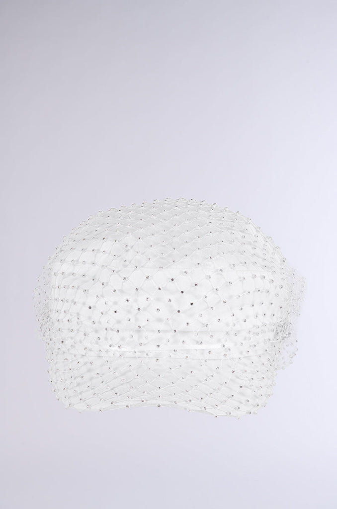 HERE FOR IT RHINESTONE HAT
