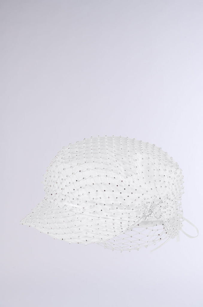 HERE FOR IT RHINESTONE HAT