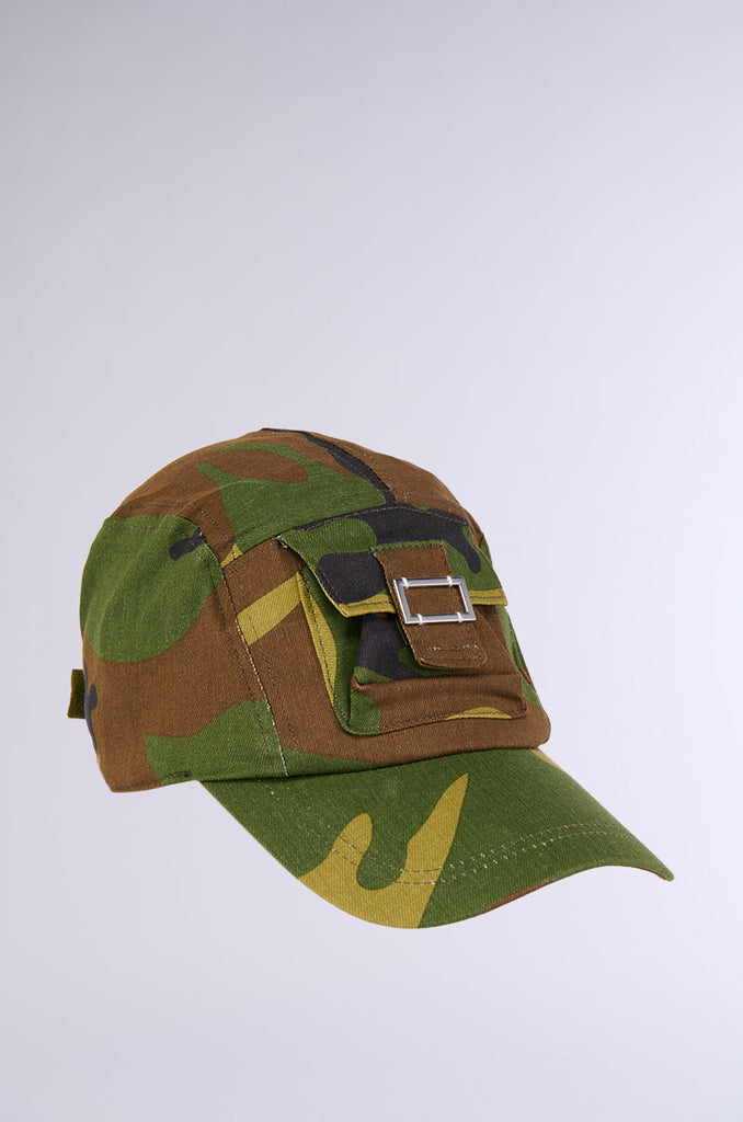 MIDTOWN CAMO HAT WITH POCKET