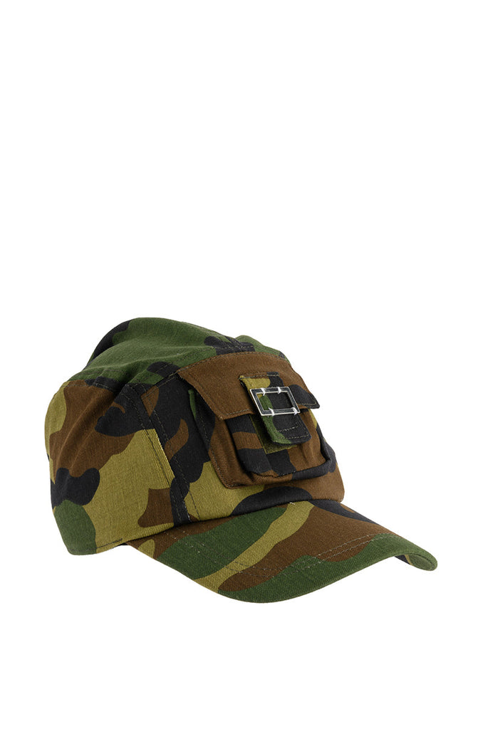 MIDTOWN CAMO HAT WITH POCKET