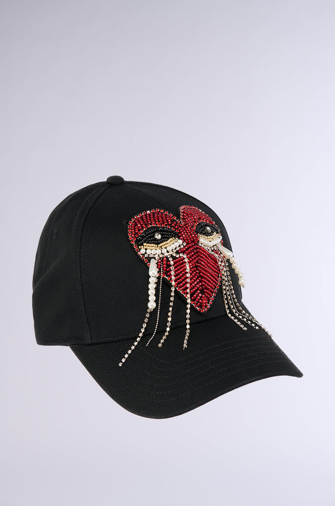 NO TEARS EMBELLISHED HAT