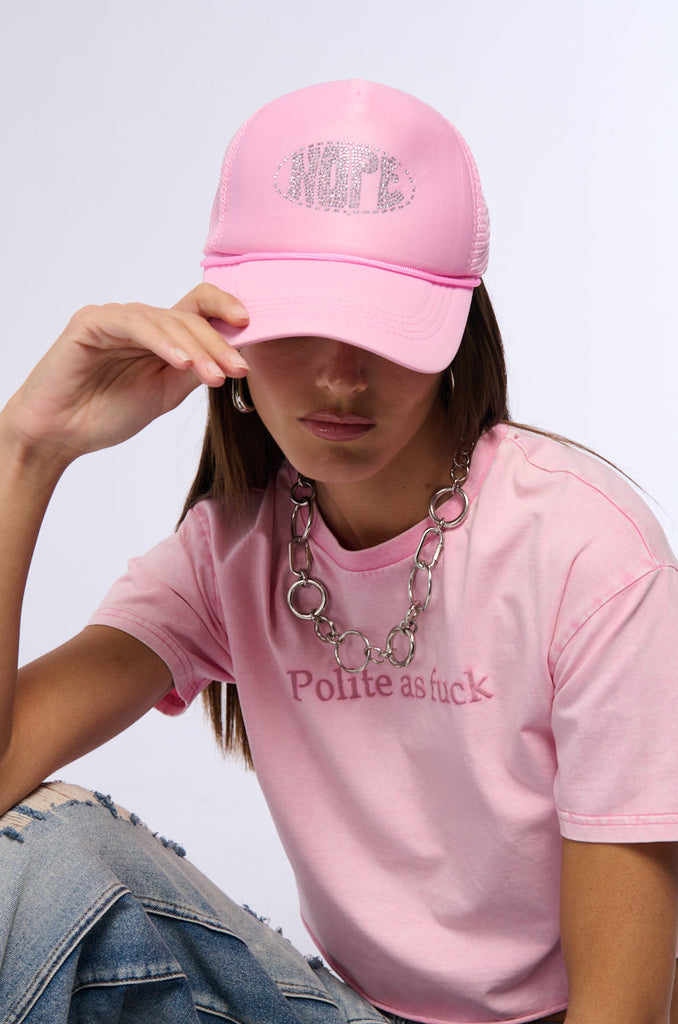 NOPE TRUCKER HAT